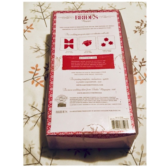 👛 40-Count DIY Printable Wedding Program Kit - Picture 6 of 7